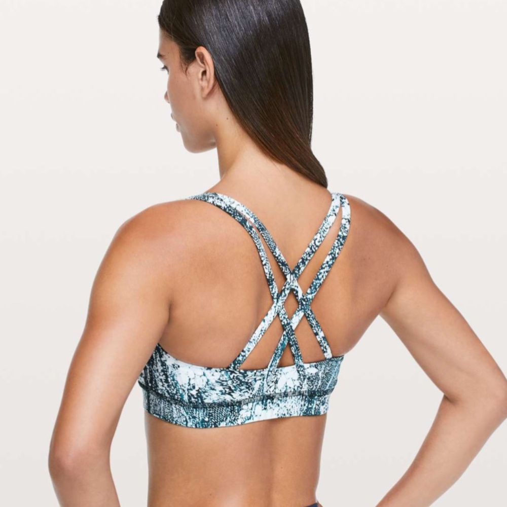 Lululemon Energy Bra in Wildwood Multi, Size 4